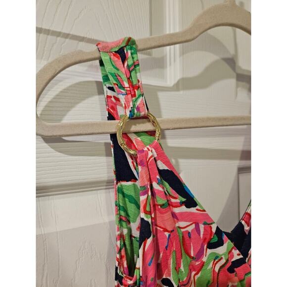 Lilly Pulitzer Villa Maxi Dress - Bright Navy In The Vias Size XS - Picture 4 of 5